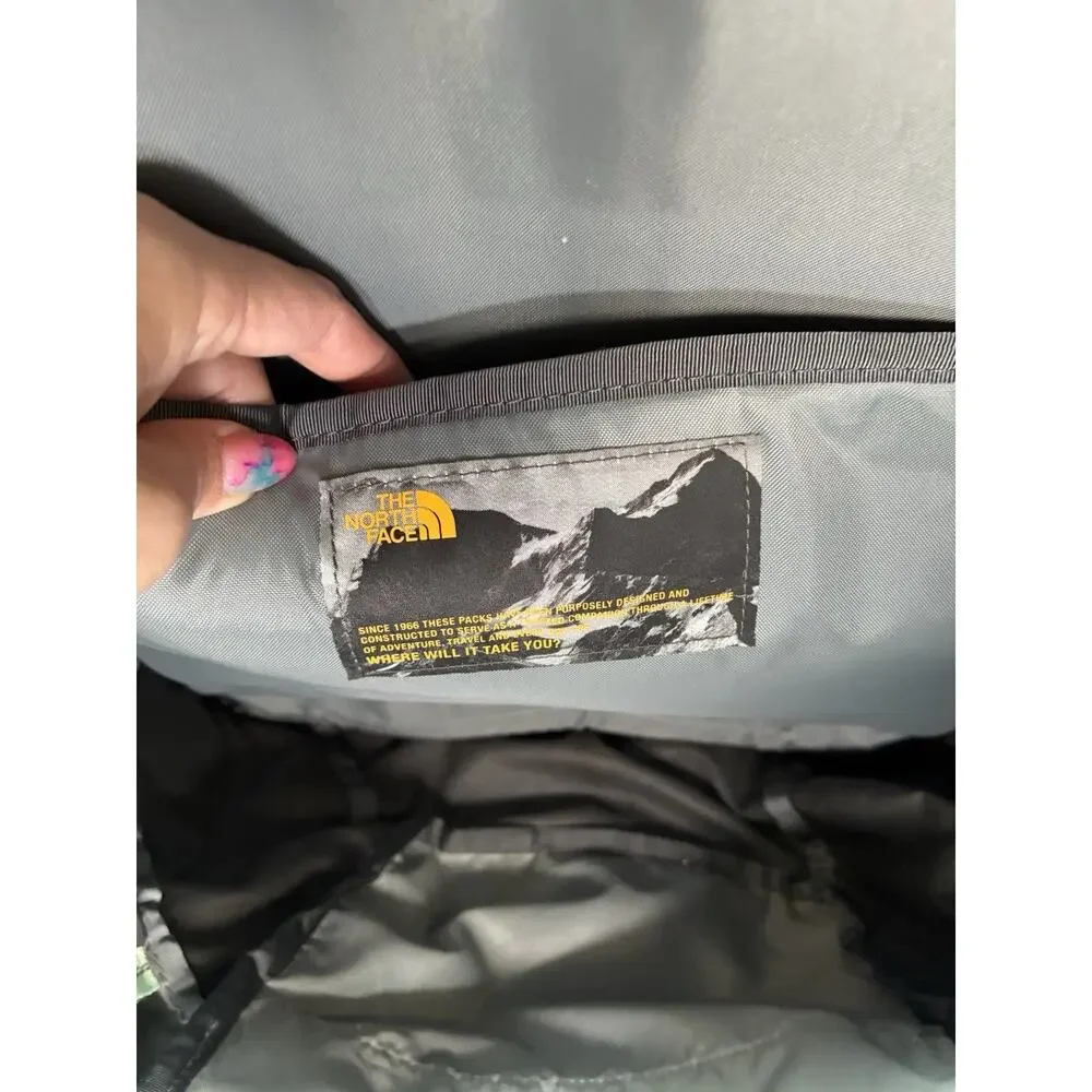The North Face Jester Backpack Gorpcore Gray Mint Green Laptop Bookbag Travel 27